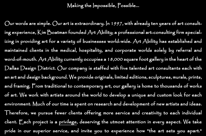 Making the Impossible, Possible…